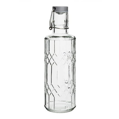 Olympia Geo Glasses Water Bottles with Stopper 640ml (6 Pack) - DN817