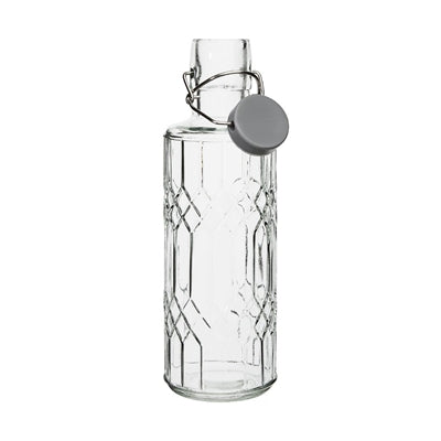 Olympia Geo Glasses Water Bottles with Stopper 640ml (6 Pack) - DN817
