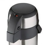 Olympia Pump Action Airpot Etched 'Tea' 3Ltr | Stainless Steel Dispenser DP127