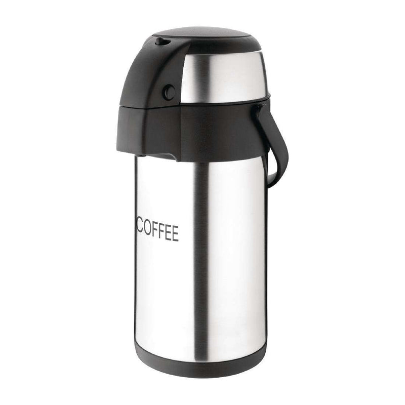 Olympia Pump Action Airpot Etched Coffee 3Ltr DP128