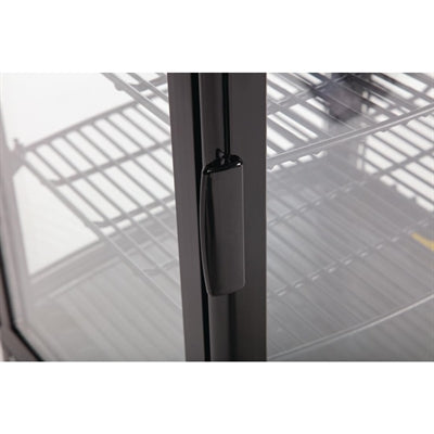 Polar C-Series Energy Efficient Curved Door Display Fridge Black 86Ltr - CX574