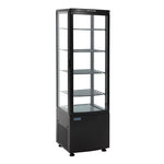 Polar C-Series Energy Efficient Curved Door Display Fridge Black 235Ltr - CX573