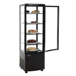 Polar C-Series Energy Efficient Curved Door Display Fridge Black 235Ltr - CX573