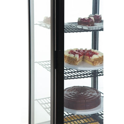Polar C-Series Energy Efficient Curved Door Display Fridge Black 235Ltr - CX573