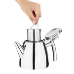 Olympia Conical Insulated Stainless Steel Teapot with Filter 600ml - DP601