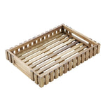 Olympia Acacia Wood Rectangular Storage Box 255x355mm - DP880