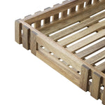 Olympia Acacia Wood Rectangular Storage Box 255x355mm - DP880