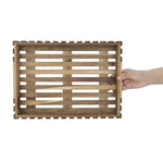 Olympia Acacia Wood Rectangular Storage Box 255x355mm - DP880