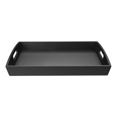 Olympia Bamboo Rectangular Serving Tray Black 350x510mm - DP883