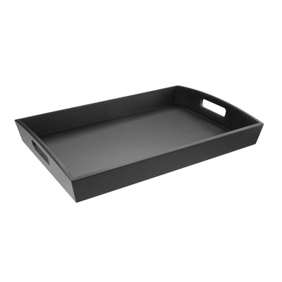 Olympia Bamboo Rectangular Serving Tray Black 350x510mm - DP883
