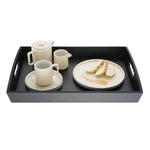 Olympia Bamboo Rectangular Serving Tray Black 350x510mm - DP883