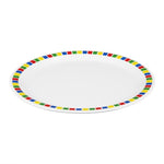 Olympia Kristallon Fairground Melamine Dinner Plates 230mm (12 Pack) - DP981