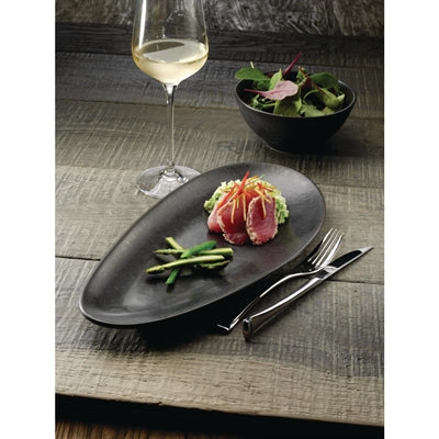Olympia Fusion Oval Plates 357mm (4 Pack) - DR090