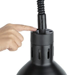 Buffalo Retractable Heat Lamp Matte Black Finish - DR759