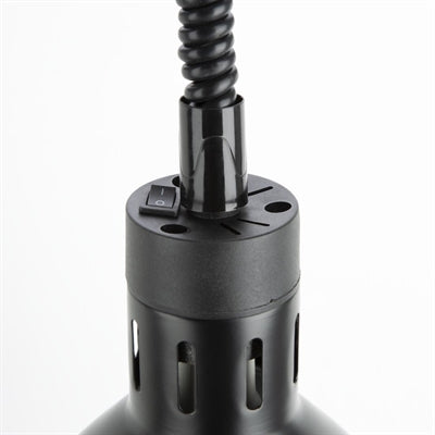 Buffalo Retractable Heat Lamp Matte Black Finish - DR759