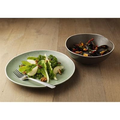 Olympia Chia Deep Bowls Charcoal 210mm (6 Pack) - DR816