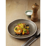 Olympia Chia Plates Charcoal 270mm (6 Pack) - DR814