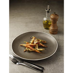 Olympia Chia Plates Charcoal 270mm (6 Pack) - DR814