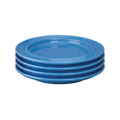 Olympia Heritage Raised Rim Plates Blue 253mm (4 Pack) - DW141