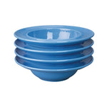 Olympia Heritage Raised Rim Bowls Blue 205mm (4 Pack) - DW142
