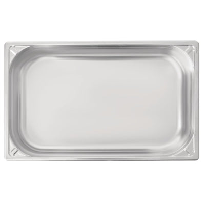 Vogue Heavy Duty Stainless Steel 1/1 Gastronorm Tray 100mm - DW434