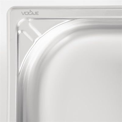 Vogue Heavy Duty Stainless Steel 1/1 Gastronorm Tray 100mm - DW434