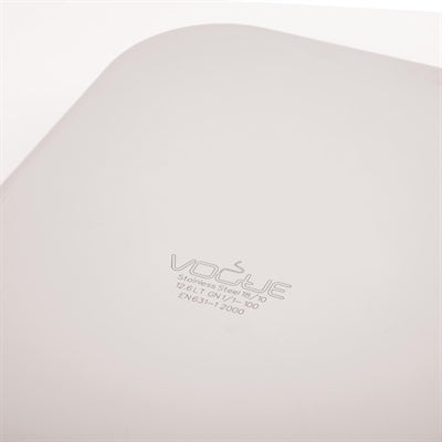 Vogue Heavy Duty Stainless Steel 1/1 Gastronorm Tray 100mm - DW434