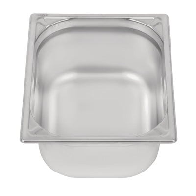 Vogue Heavy Duty Stainless Steel 1/2 Gastronorm Tray 150mm - DW440