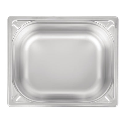 Vogue Heavy Duty Stainless Steel 1/2 Gastronorm Tray 150mm - DW440