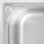 Vogue Heavy Duty Stainless Steel 1/2 Gastronorm Tray 150mm - DW440