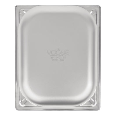 Vogue Heavy Duty Stainless Steel 1/2 Gastronorm Tray 150mm - DW440