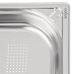 Vogue Heavy Duty Stainless Steel Perforated 1/1 Gastronorm Tray 65mm - DW461