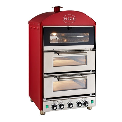 King Edward Pizza King Oven and Warmer PK2W Red - DW477
