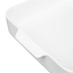 Olympia Whiteware Square Eared Roaster 200x180x40mm (3 Pack) - DX387