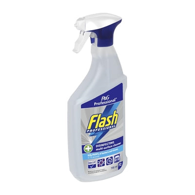 Flash Professional Disinfecting Multi-Surface Cleaning Spray 750ml (6 Pack) - DX566