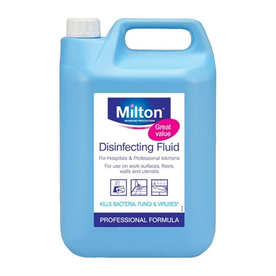 Milton Professional Disinfecting Fluid 5Ltr (2 Pack) - DX567