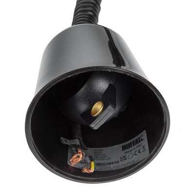 Buffalo Retractable Dome Heat Shade Copper Finish - DY460