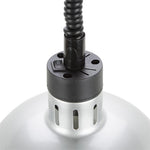 Buffalo Retractable Dome Heat Lamp Silver 2.5kW - DY461