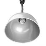 Buffalo Retractable Dome Heat Lamp Silver 2.5kW - DY461