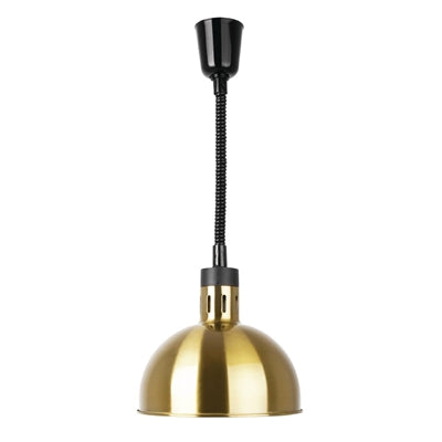 Buffalo Retractable Dome Heat Shade Pale Gold Finish - DY462