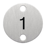 Olympia Table Numbers Silver (1-5) - DY770