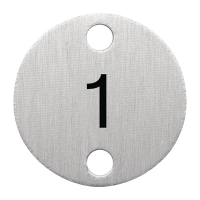 Olympia Table Numbers Silver (1-5) - DY770