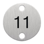 Olympia Table Numbers Silver (11-15) - DY772