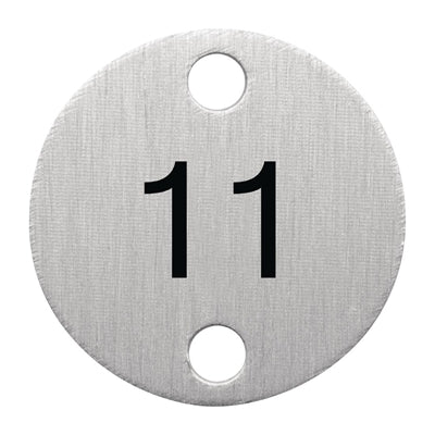 Olympia Table Numbers Silver (11-15) - DY772