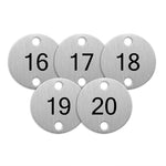 Olympia Table Numbers Silver (16-20) - DY773