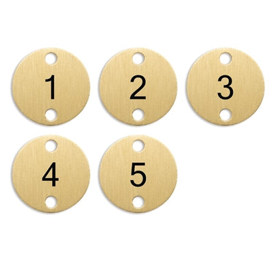 Olympia Table Numbers Bronze (1-5) - DY774
