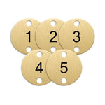 Olympia Table Numbers Bronze (1-5) - DY774