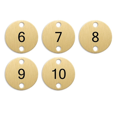 Olympia Table Numbers Bronze (6-10) - DY775