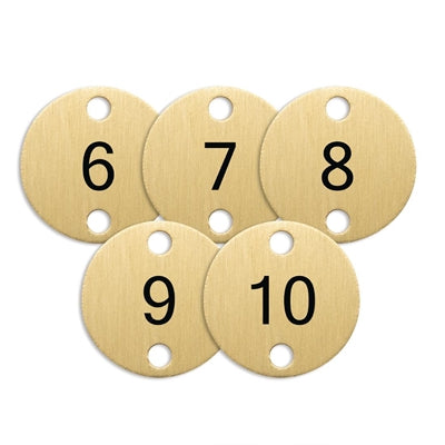 Olympia Table Numbers Bronze (6-10) - DY775