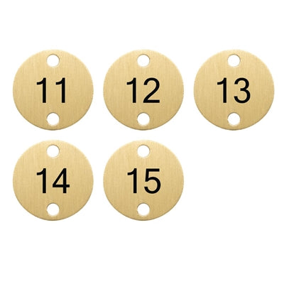 Olympia Table Numbers Bronze (11-15) - DY776